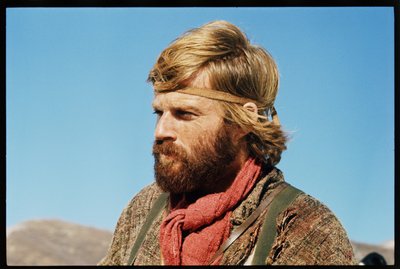 Robert Redford sur le plateau, 