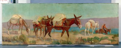 Les mules de transport Anheuser-Busch - Oscar Edward Berninghaus
