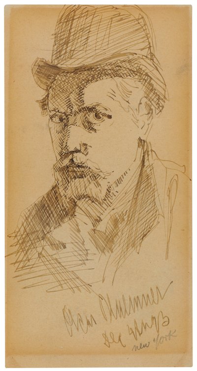 Autoportrait - Oscar Florianus Bluemner