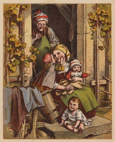 Un foyer heureux - Oskar Pletsch