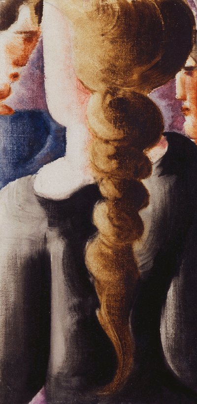 Tresse Noire de Dos, Petite Image I - Oskar Schlemmer