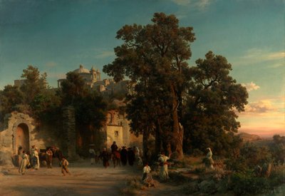Soirée - Oswald Achenbach