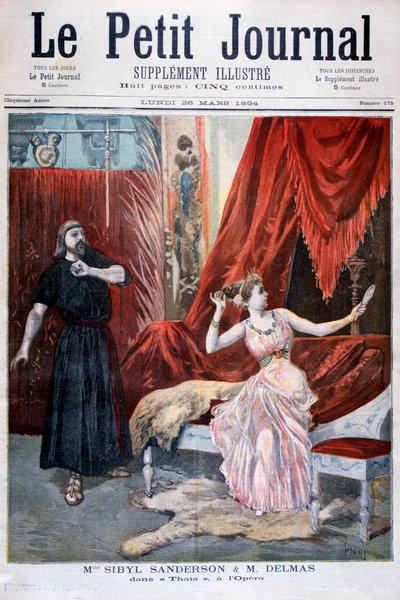 Sibyl Sanderson et Delmas dans l
