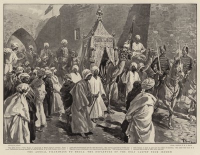 Le pèlerinage annuel à La Mecque, le départ du tapis sacré de Djeddah - Oswaldo Tofani