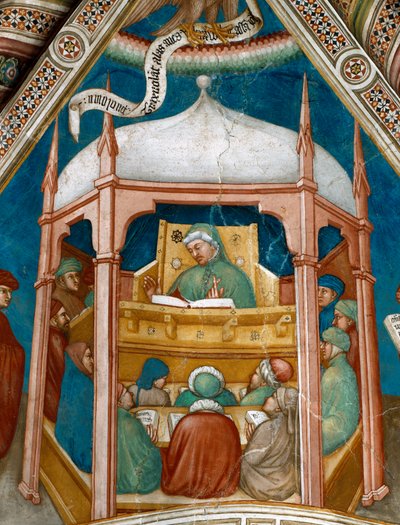 Saint Augustin enseignant la rhétorique à Carthage - Ottaviano Nelli