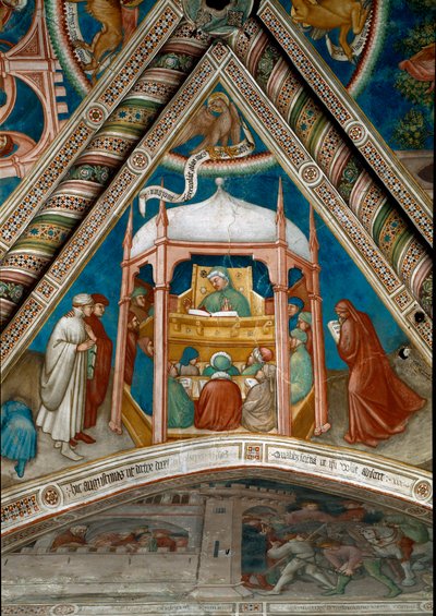 Saint Augustin enseignant la rhétorique à Carthage - Ottaviano Nelli