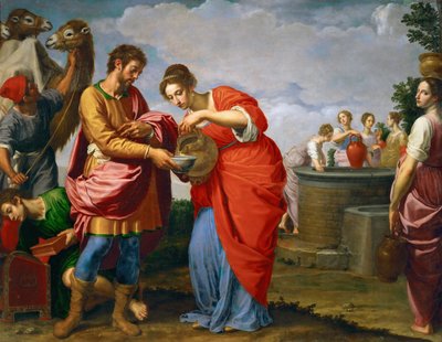 Rebecca et Éliézer au puits - Ottavio Vannini