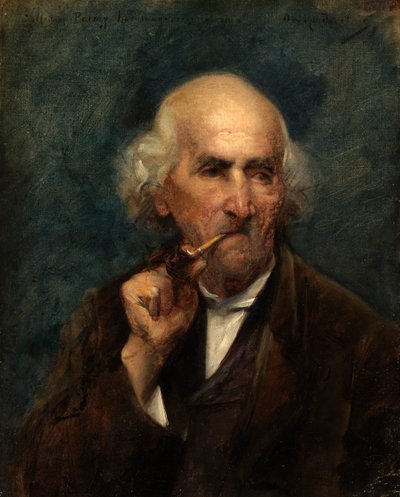 Vieil homme avec une pipe - Ottilie Wilhelmine Roederstein
