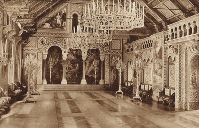 Château de Neuschwanstein du roi de Bavière, la salle des chanteurs - Otto Ballerstedt