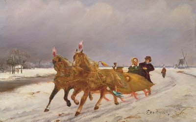 Troïka dans la neige - Otto Eerelman