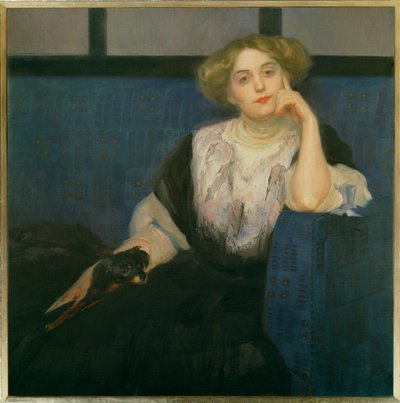 Elsa Galafres (peinture sur toile) - Otto Friedrich