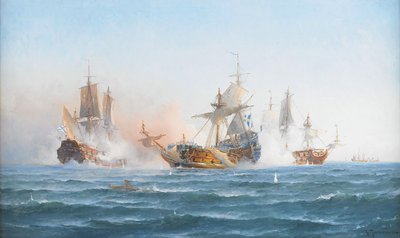 HMS Wachtmeister combattant contre l
