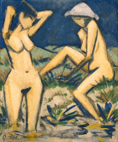 Baigneurs, c.1920 - Otto Mueller