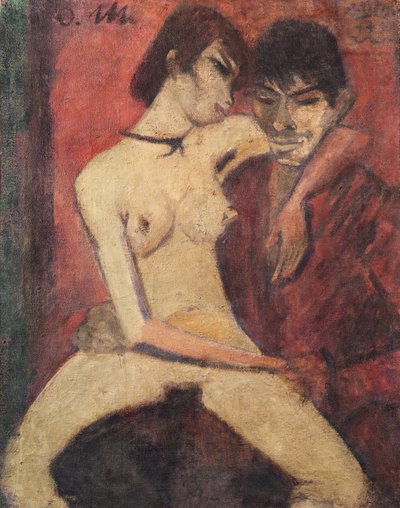 Amoureux gitans assis, 1922 - Otto Mueller