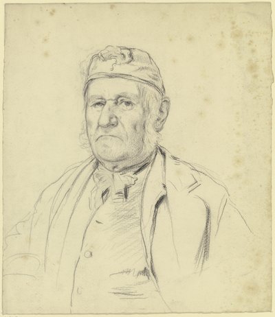 Portrait du vieux meunier de Streatley () - Otto Scholderer