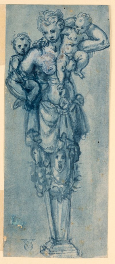 Conception pour une figure terminale de la Charité - Otto van Veen