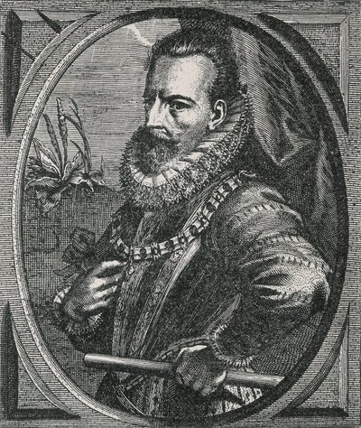 Portrait du condottiere Alexandre (Alessandro) Farnèse, Duc de Parme, gouverneur des Pays-Bas (1545-1592), d