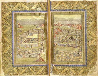 Vues de La Mecque et Médine, vers 1794-5 - Ottoman School