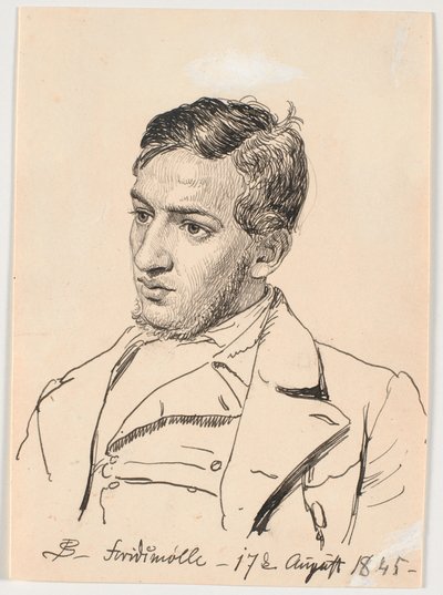 Portrait du peintre Carlo Dalgas - P.C. Skovgaard