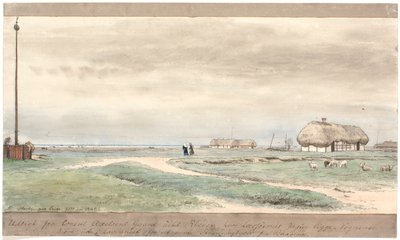 Vue de la cour du consul Axelsen jusqu