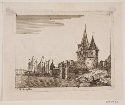Paysage fluvial - P.G. Ramsart