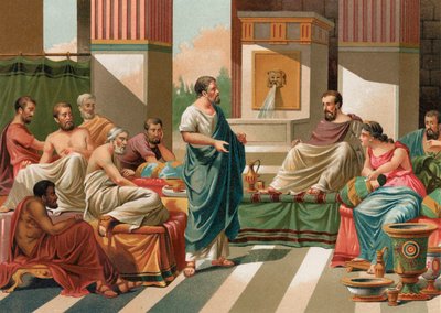 Banquet donné par les Sept Sages de Grèce - P. Ros