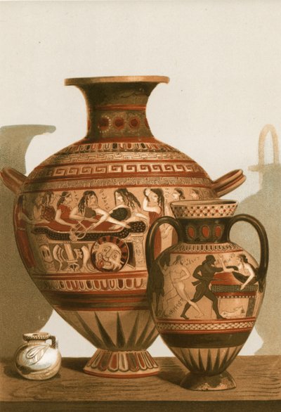 Vases corinthiens trouvés à Caere - P. Sellier