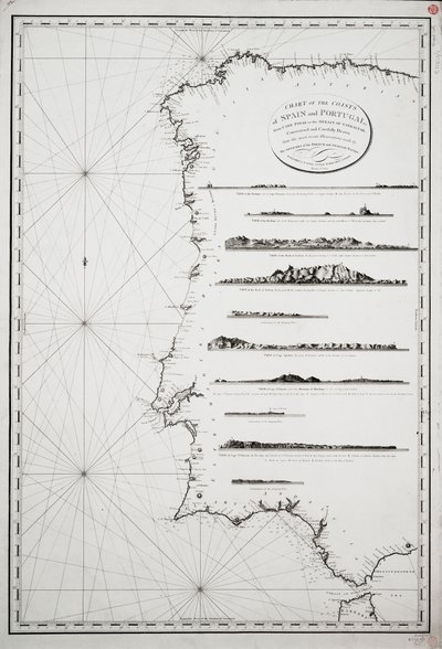 Carte des côtes d
