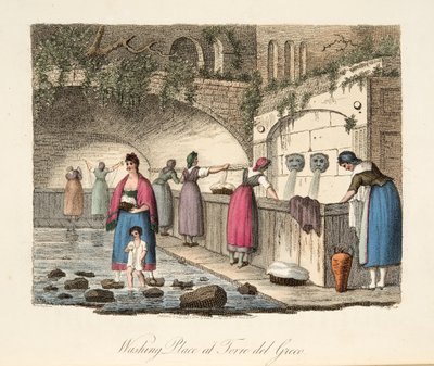 Lavoir à Torre del Greco, de Scènes italiennes, représentant les mœurs, coutumes et divertissements des différents États d