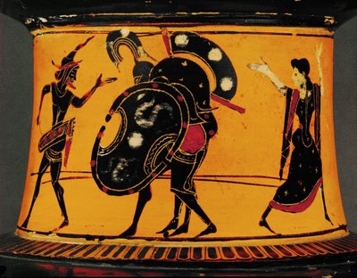 Le retour du guerrier mort ... - Painter Antimenes