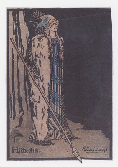 Ellen Terry dans Hiordis dans Les Vikings d