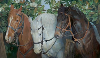 Rescued, 2014 (huile sur toile) - Pamela Patrick White