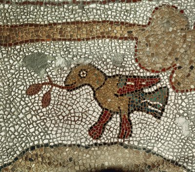 Colombe avec un rameau d