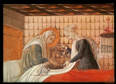 Naissance de la Vierge (détail) - Paolo Uccello