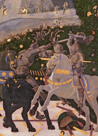 La Bataille de San Romano (détail) - Paolo Uccello