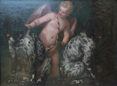 Cupidon avec deux chiens - Paolo Veronese