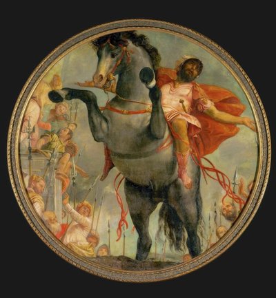 La mort sacrificielle de Marcus Curtius - Paolo Veronese