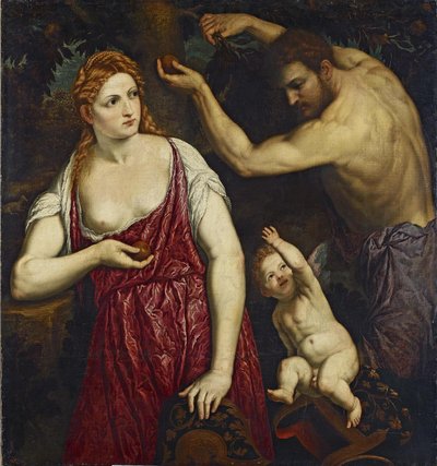 Mars, Vénus et Cupidon - Paris Bordone