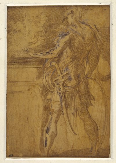Mucius Scaevola mettant sa main dans les flammes - Parmigianino (1503 40)