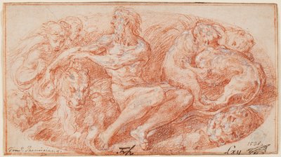 Daniel in der Löwengrube - Parmigianino
