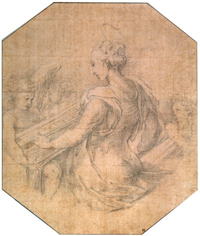 Sainte Cécile, vers 1527-1530 - Parmigianino
