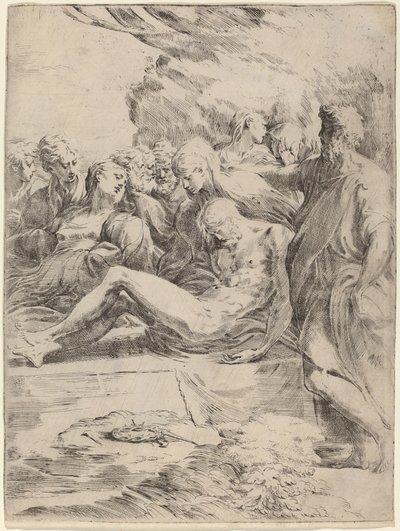 La mise au tombeau - Parmigianino