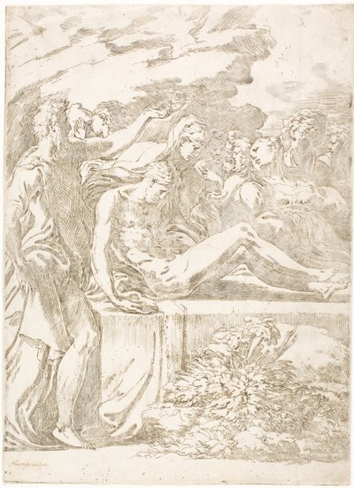 La mise au tombeau - Parmigianino