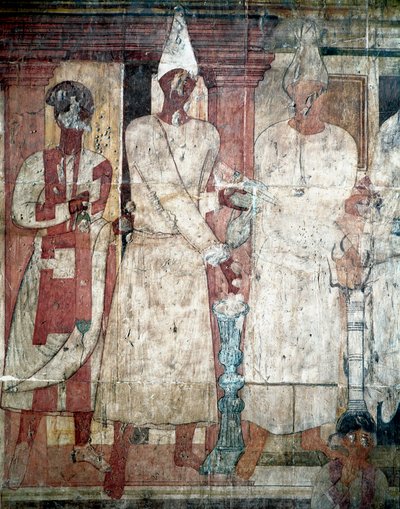 Empire parthe : « Sacrifice de Conon » Fresque du Temple des dieux palmyréniens ou Temple de Bel - Parthian School