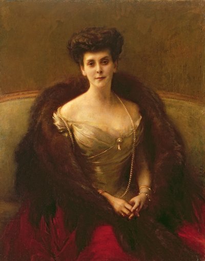 Portrait de la princesse O.V. Paley (comtesse Hohenfelsen) - Pascal Adolphe Jean Dagnan Bouveret