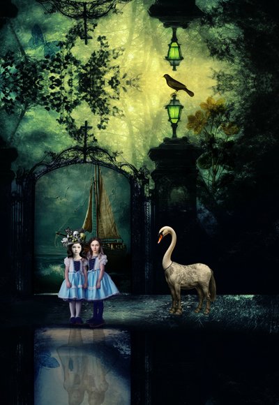 Les filles dans le jardin enchanté - Pascal Bouchet-Spiegel