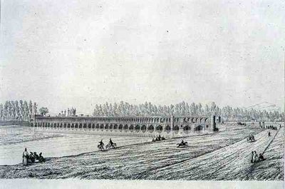 Pont Allah Verdi Khan, à Ispahan, de 