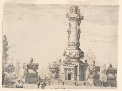 Conception pour une scène : Un cimetière - Pasquale Canna
