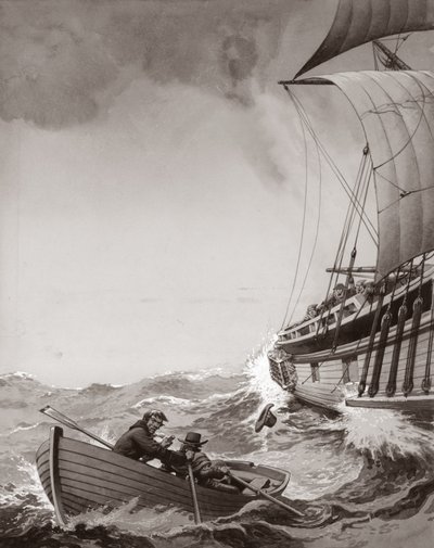 Deux messagers du roi tentent d