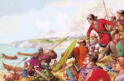 Les envahisseurs anglo-saxons - Pat (1907-95) Nicolle